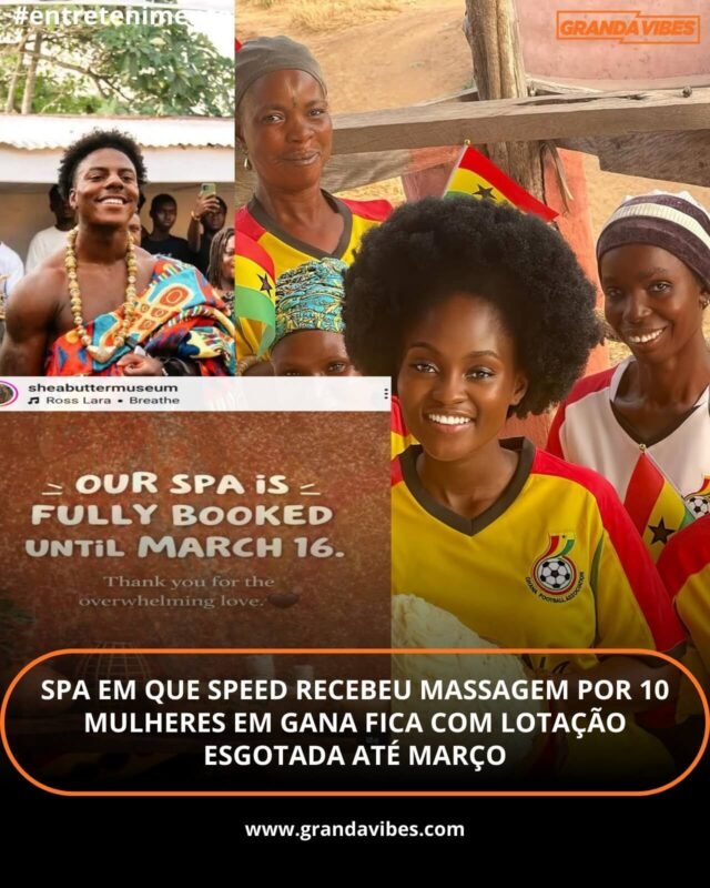 Spa em que Speed recebeu massagem por 10 mulheres em gana fica com lotação esgotada até março